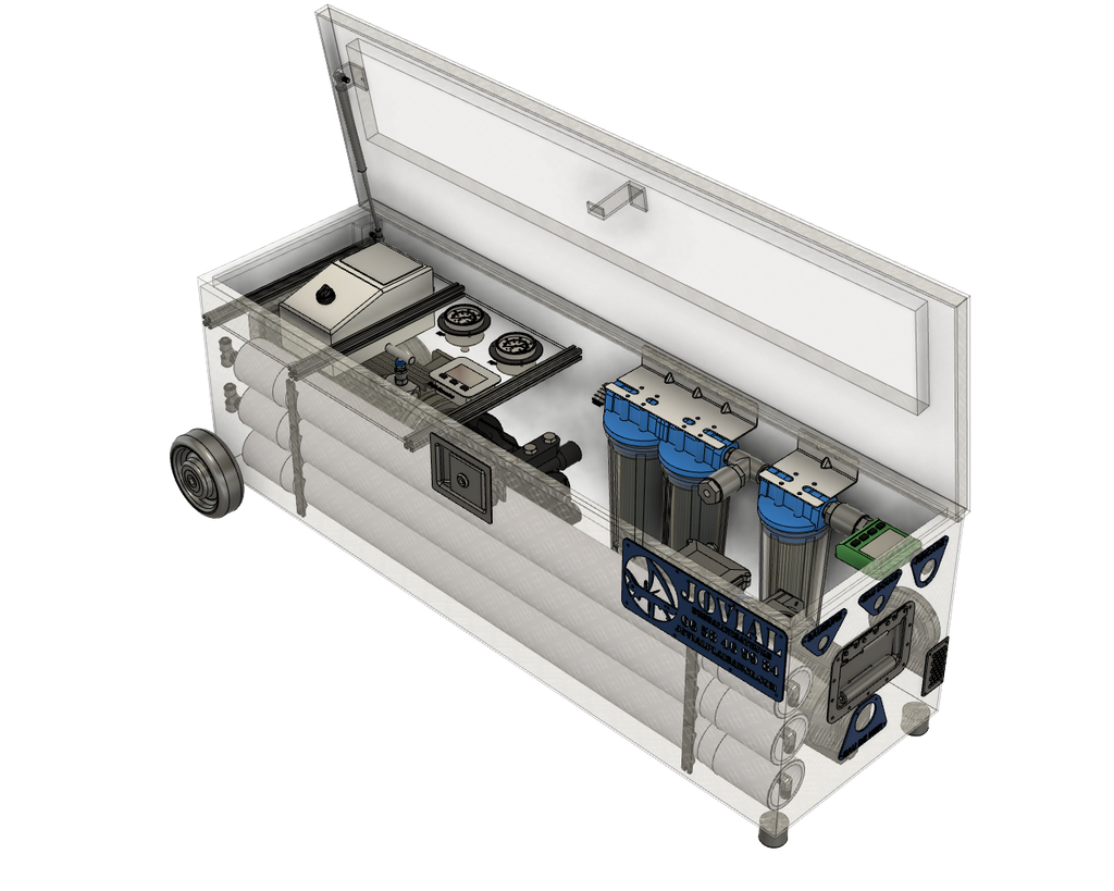 Dessalinisateur haut débit transportable